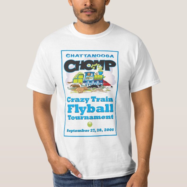 Galen tågFlyball Tourney Tee Shirt (Framsida)