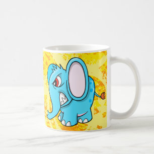 Galen tokig elefantmugg kaffemugg