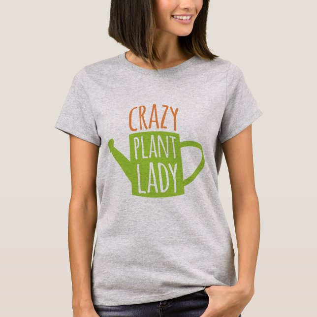 Galen växtdam t shirt (Framsida)