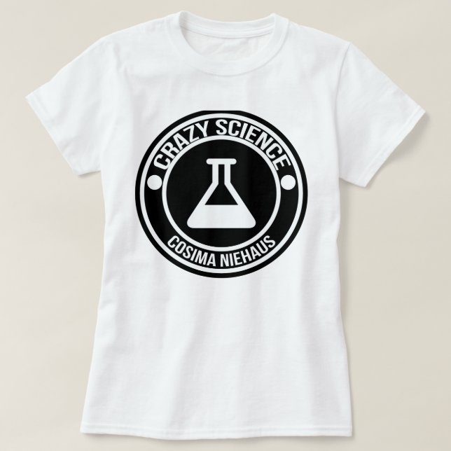 Galen vetenskap tee shirt (Design framsida)