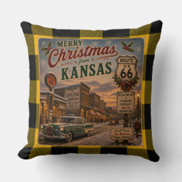 Galena Holiday Road Trip-Accent Kudde