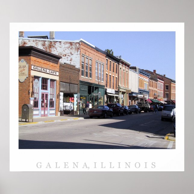 Galena, IL Poster (Framsidan)