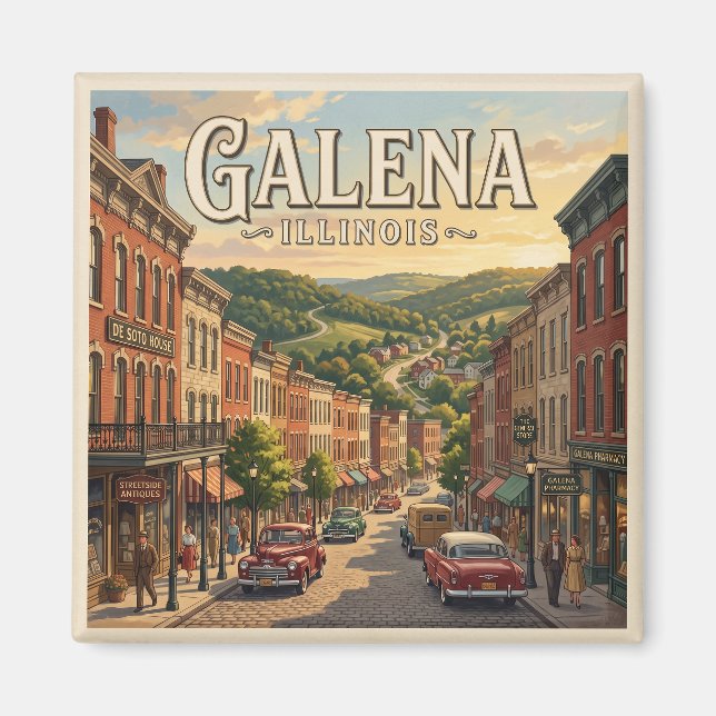 Galena Illinois Magnet (Framsidan)