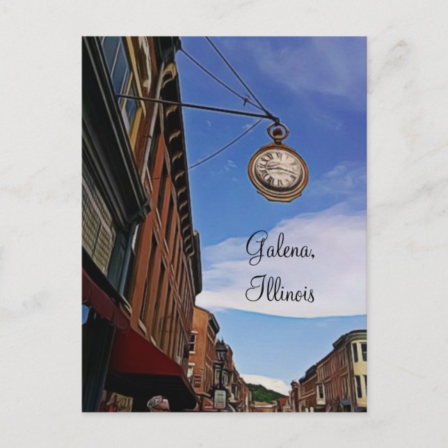 Galena, Illinois Souvenir Postkort Vykort (Framsida)