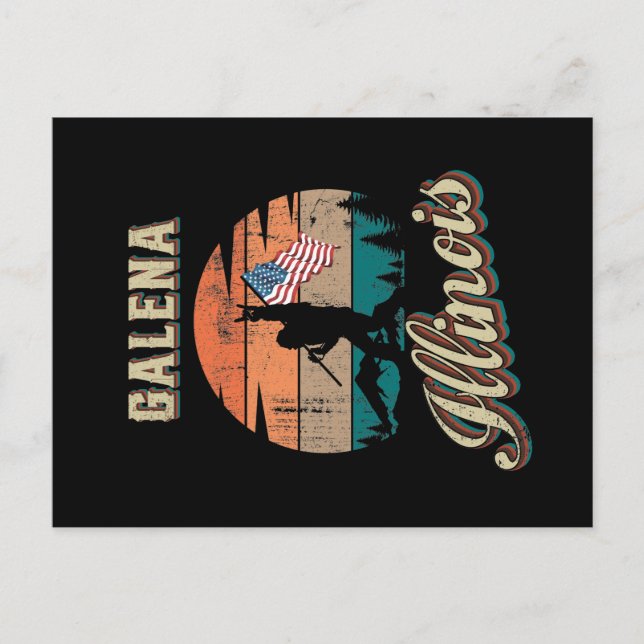 Galena Illinois Vykort (Framsida)