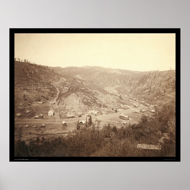 Galena South Dakota 1890 Poster (Framsidan)