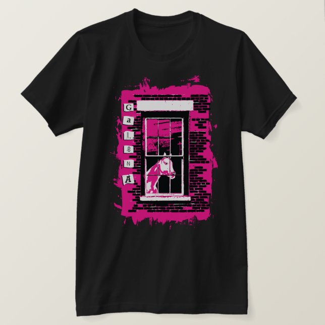galenfönsterhäst t shirt (Design framsida)
