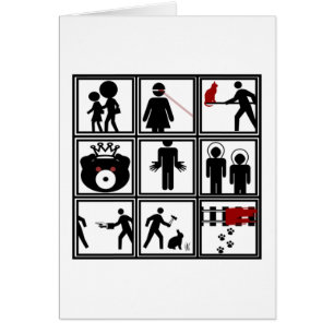 Galenhet Clipart! Hälsningskort