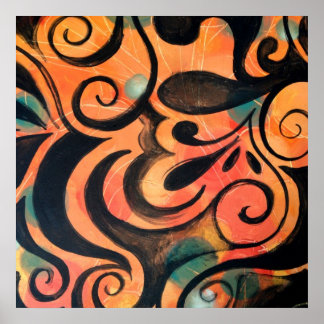 Galenhet orange poster