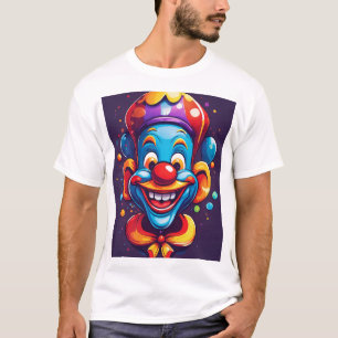 "Galenhet utan släpplass: Abstrakt Joker Ansikte V T Shirt