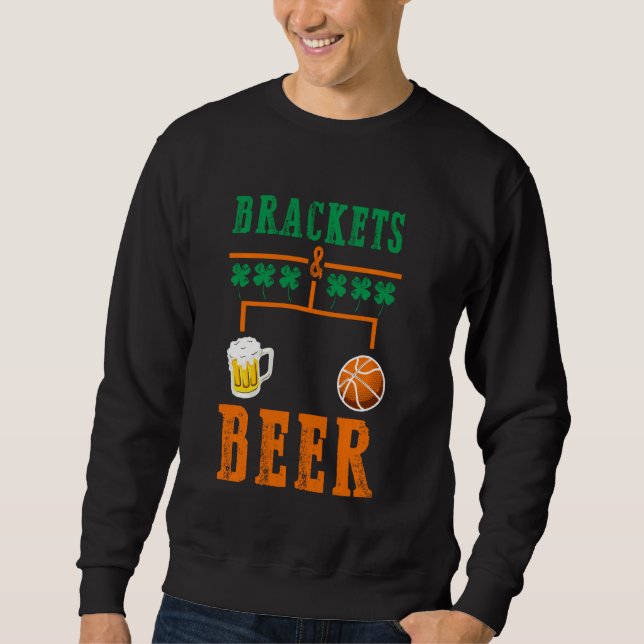 Galenheta basketskollegiet i Beer March Lång Ärmad Tröja (Framsida)