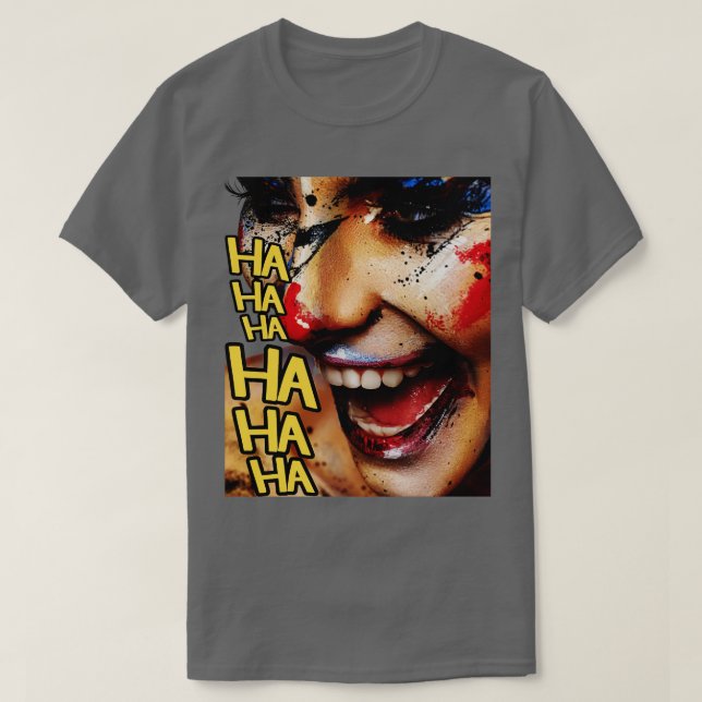 Galenheta den galna clown som finns på ditt växel  t shirt (Design framsida)