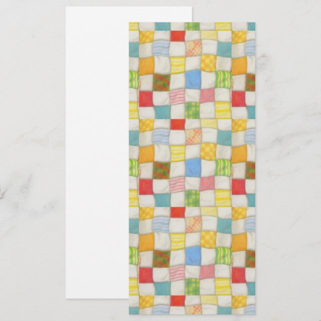 GALENKAPPSQUILT 4x9,25 Platt kort / Vertikal (Fram/baksida)