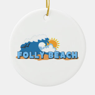 GalenskapBeach. Julgransprydnad Keramik