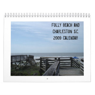 Galenskapstrand och Charleston S.C. 20… Kalender