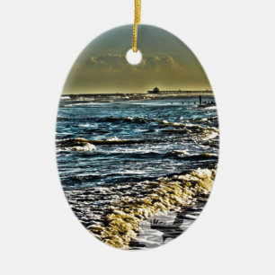 Galenskapstrand, SC Julgransprydnad Keramik