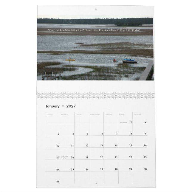 Galenskapstrandkalender Kalender (Jan 2027)