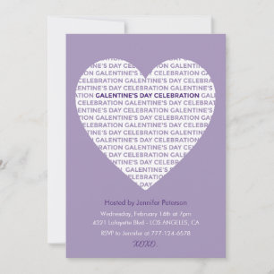 Galentine Alla hjärtans dag inbjudan xoxo Vänner H