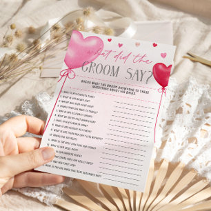 Galentine är det som Groom säger Möhippa Games. Meny