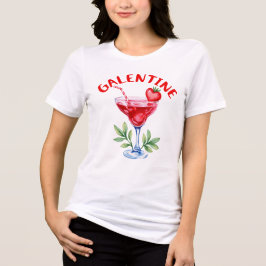 Galentine Babes Watercolor T Shirt