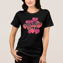 Galentine Crew Hjärtballong Alla Hjärtans Dag T Shirt