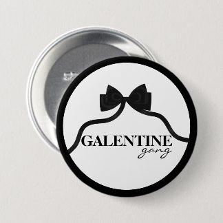 Galentine gang Friend Valentine Black Bow Knapp