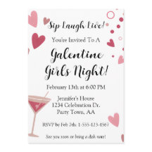 Galentine Tjejernas Utflykt Martini Rosa