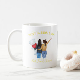 Galentine Valentine | BFF Best Friends Photo Kaffemugg