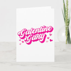 Galentinegänget Galentines Day Matchande Outfit Sö Kort