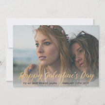 GALEntines-dagars fotokort för bästa vän