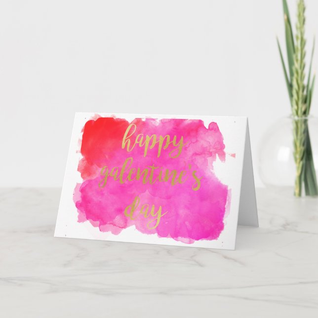 Galentines dagkort helgkort (Framsida)