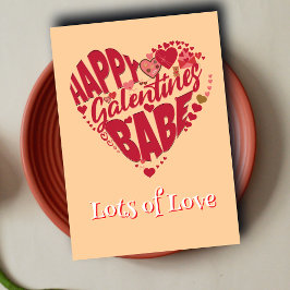 Galentine's Day Anpassad Fotokort Julkort