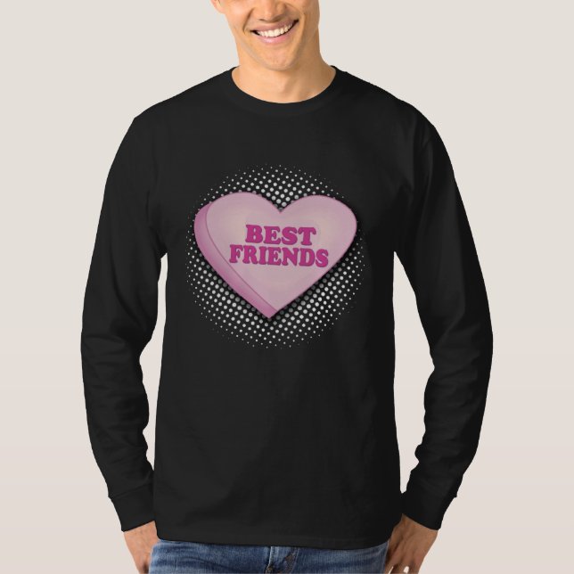 Galentines Day Best Friends Valentines Day for Gal T Shirt (Framsida)