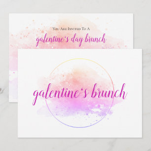 Galentines Day Brunch Friends Valentines day Inbjudningar