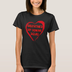 Galentines Day Drination Squad Fav Single Bestie V T Shirt