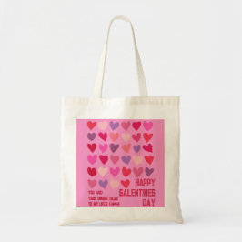 Galentines Day Gal Pal Hearts Artwork Gifts Tygkasse