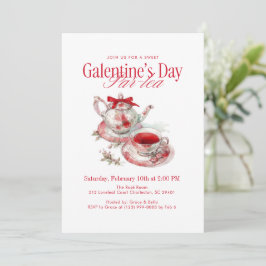 Galentine's Day Par-tea Inbjudningar