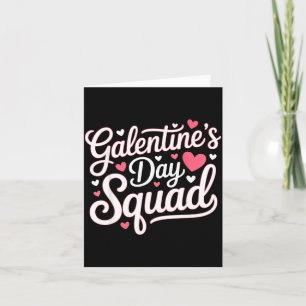 Galentine's Day Sällskap För Vänner Festiva Dam Kort