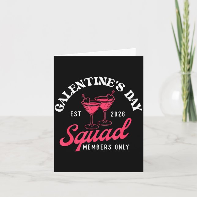 Galentine's Day Squad - Galentine's Day Gals Siste Kort (Framsida)