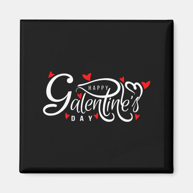 Galentines Day Valentines Day Female Friendship Ga Magnet (Framsidan)