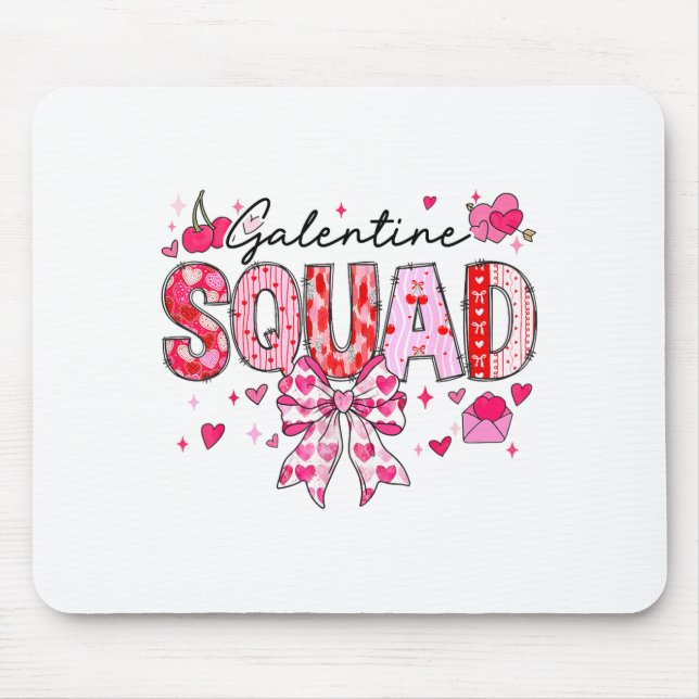 Galentines Day Women Galentines Squad Funny Valent Musmatta (Framsidan)