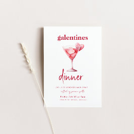 Galentines Dinner Valentine Girls Night Inbjudan