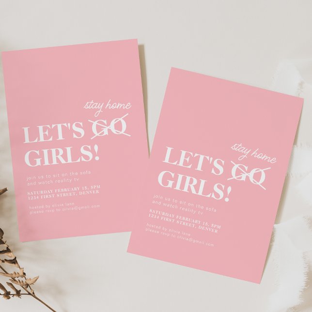 Galentines Dinner Valentine Girls Night Inbjudan (Skapare uppladdad)