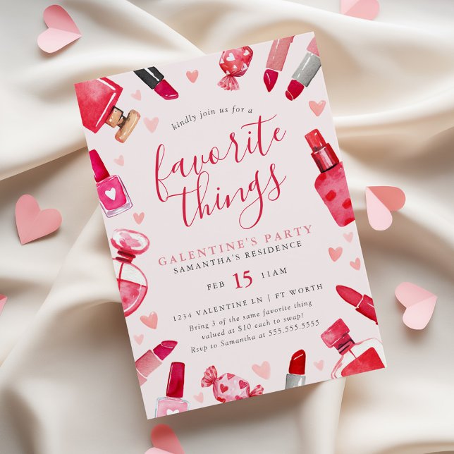 Galentine's favoritsting party inbjudningar (Skapare uppladdad)