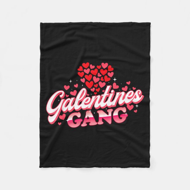 Galentines Gang - Galentine's Day Gals Sisterhood  Fleecefilt (Framsidan)