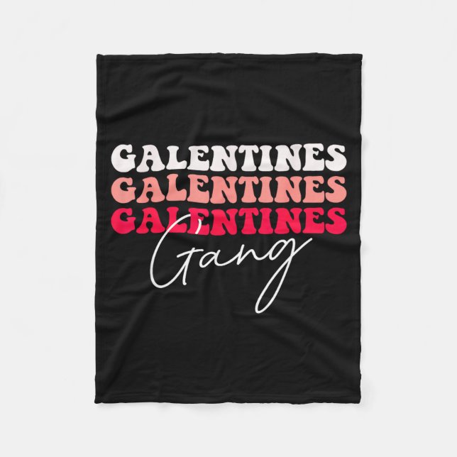 Galentines Gang - Galentine's Day Gals Sisterhood  Fleecefilt (Framsidan)