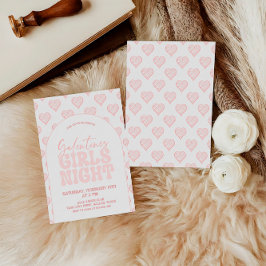Galentines Girl Night Party Inbjudningar