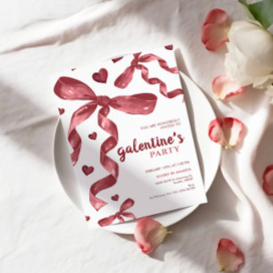 Galentines Girls Party Inbjudningar
