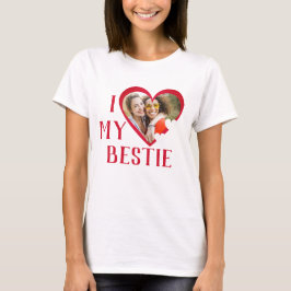 Galentines I Kärlek My Bestie Personlig Photo T Shirt
