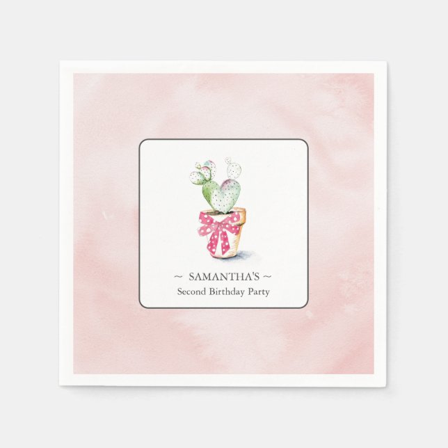 Galentines Party Decor Valentine's Thmet Pappersservett (Framsidan)